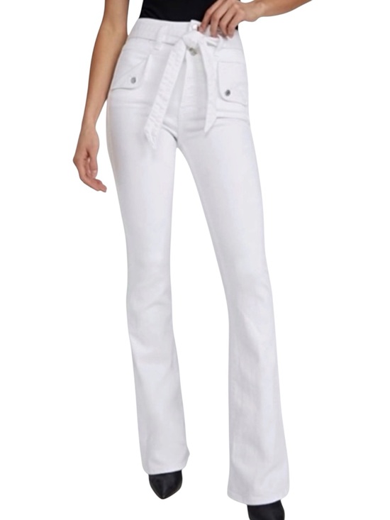 Veronica Beard Denim - Veronica Beard White Giselle Flare Jeans High Rise Size 26 NWT